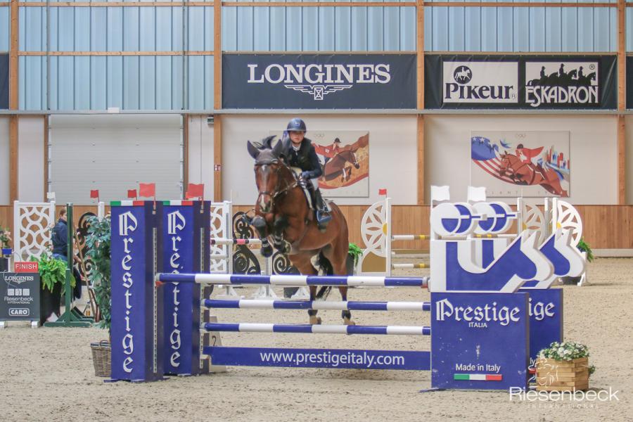 Risako placed 1st and 3rd in the 115cm speed class